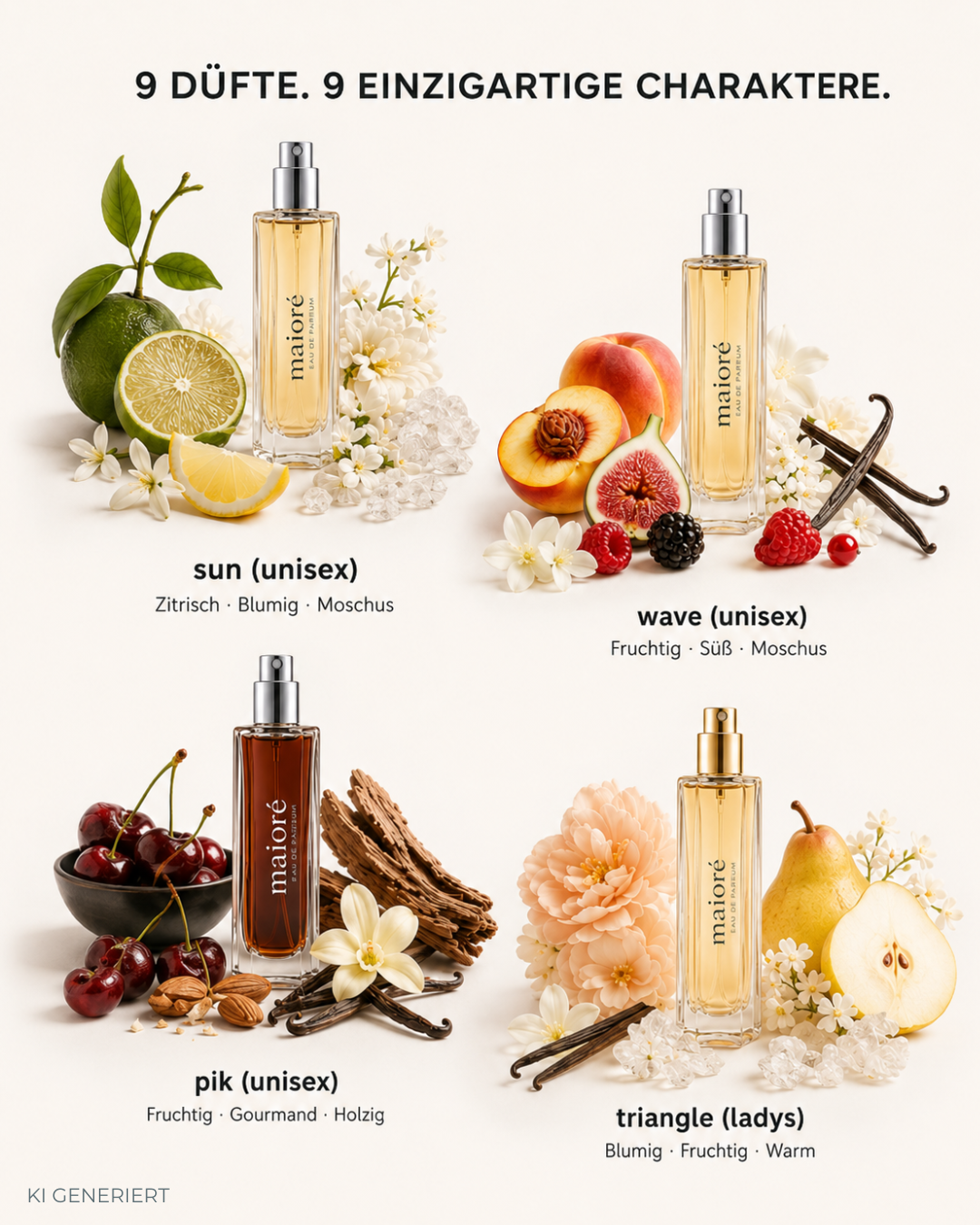 Sample Pack: All 9 fragrances + free sample bottle