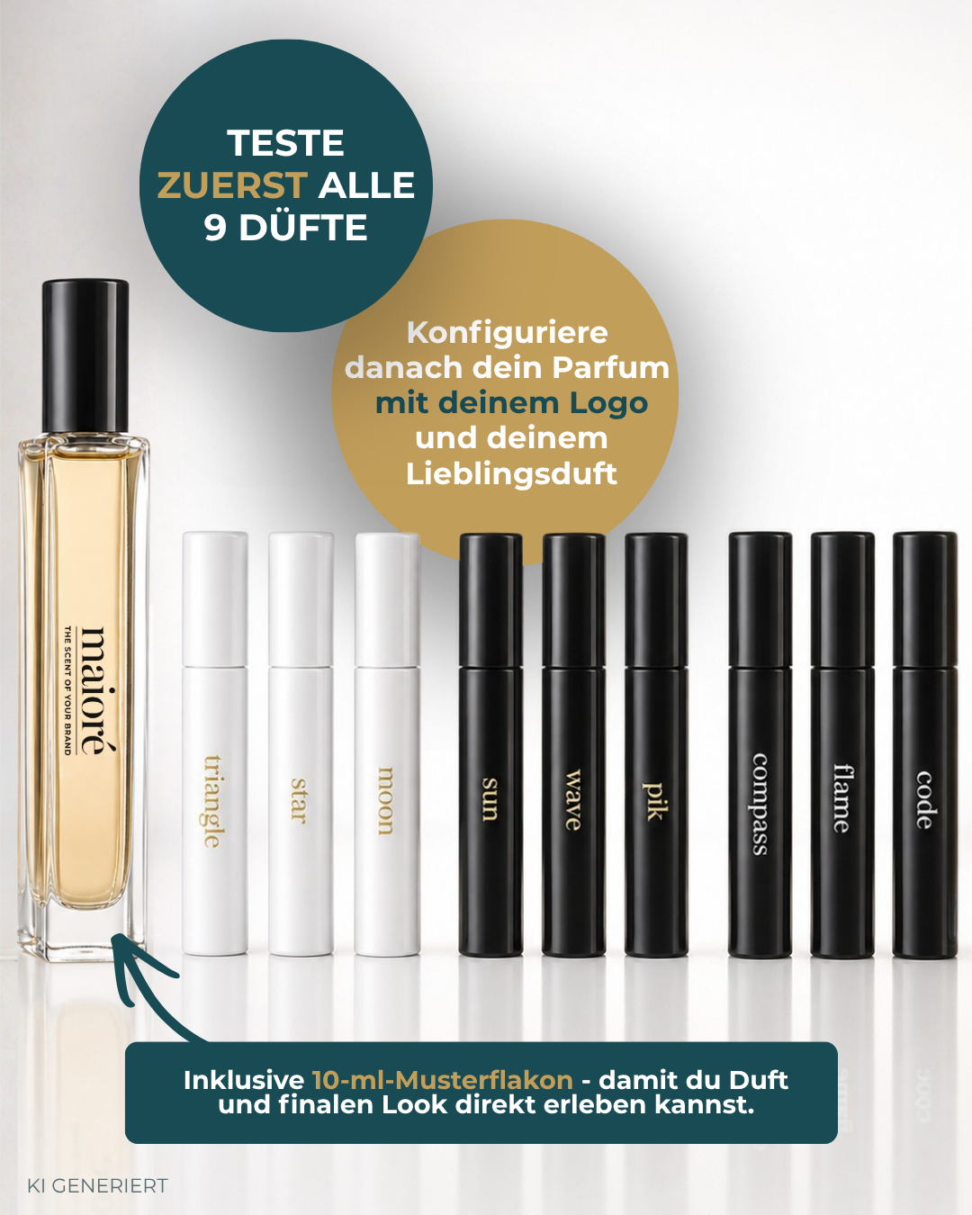 Sample Pack: All 9 fragrances + free sample bottle